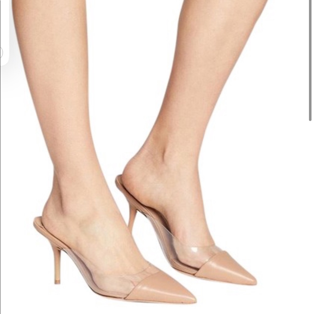 Tony Bianco Nude Evon Mules/Slides Sz.6